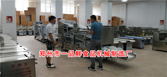 周口客戶考察一品鮮燴面機(jī)